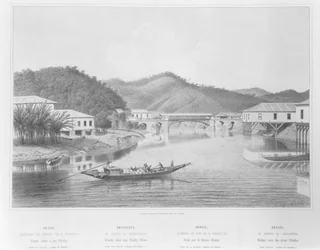 Bridge over the river Pirahy